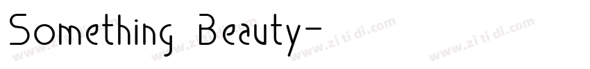 Something Beauty字体转换